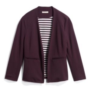 Skies are Blue Amande Collarless Blazer